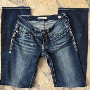 BKE Dark Blue Straight Leg Women's Jeans